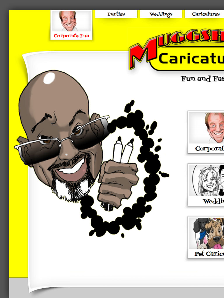 I am number one on Google Search SEO. Muggshotz Caricatures, Artist / Business